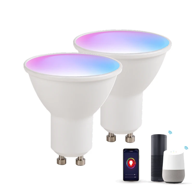 5W Spotlight Wifi Control E26 Spot Lamp RGB Smart Light Bulbs For US Market