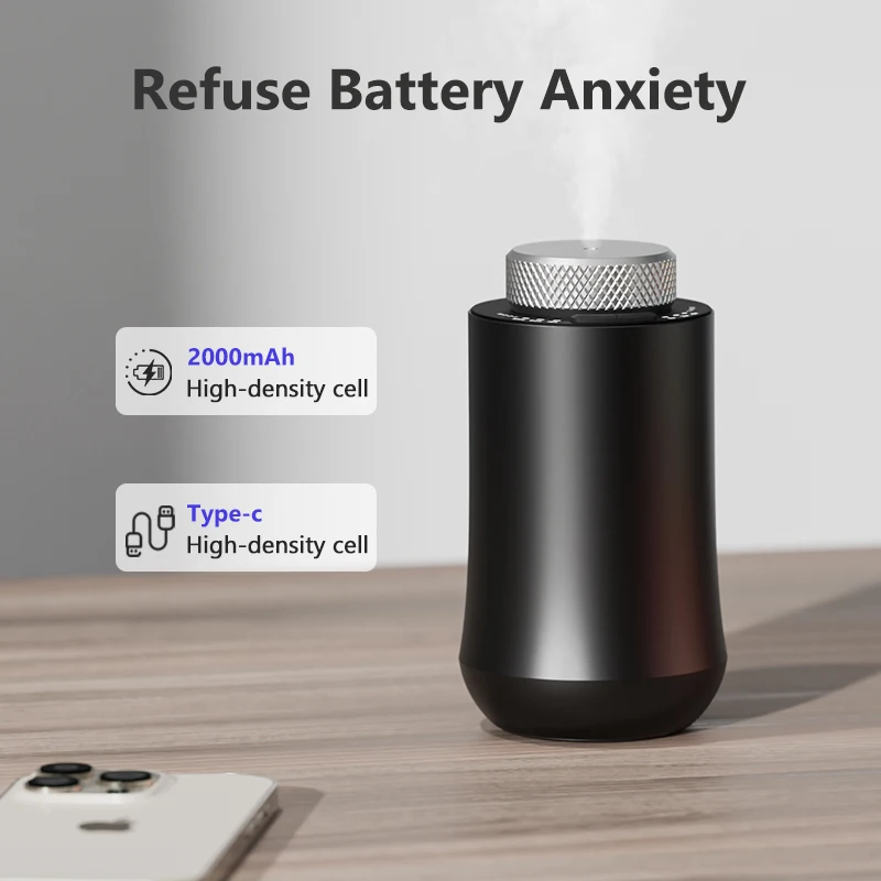 H15 уникальный роскошный высококачественный алюминиевый безводный USB заряд 10 мл автомобильный ароматический масляный аромадиффузор