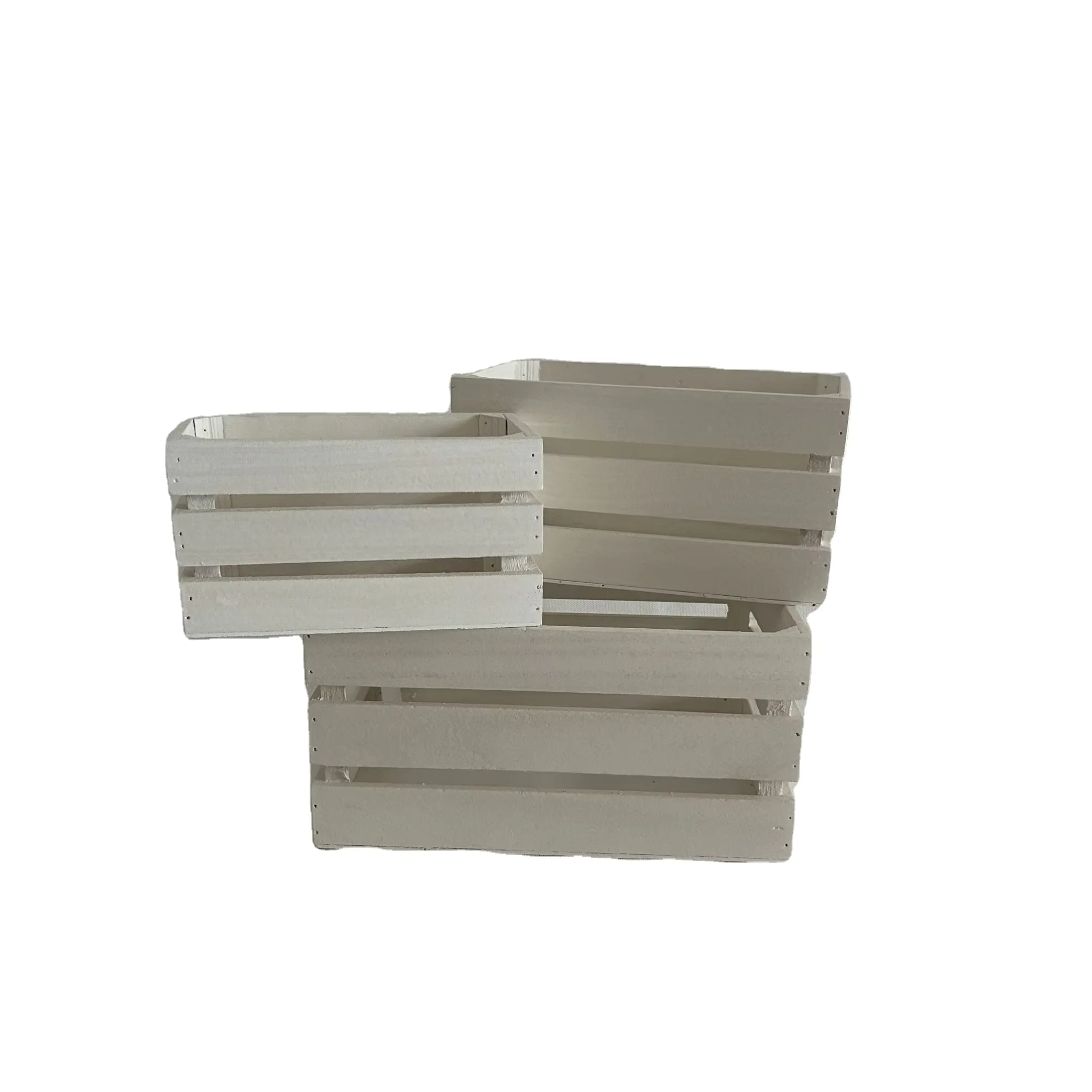 Custom rustic wood nesting storage box wooden box packaging wooden crafts crate boxes