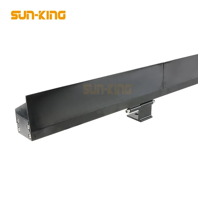anti-dazzle 24VDC Dmx512 Control Aluminum Ip65 24W 36W building Outdoor facade Light RGBW Rgb Led Wall Washer with grille
