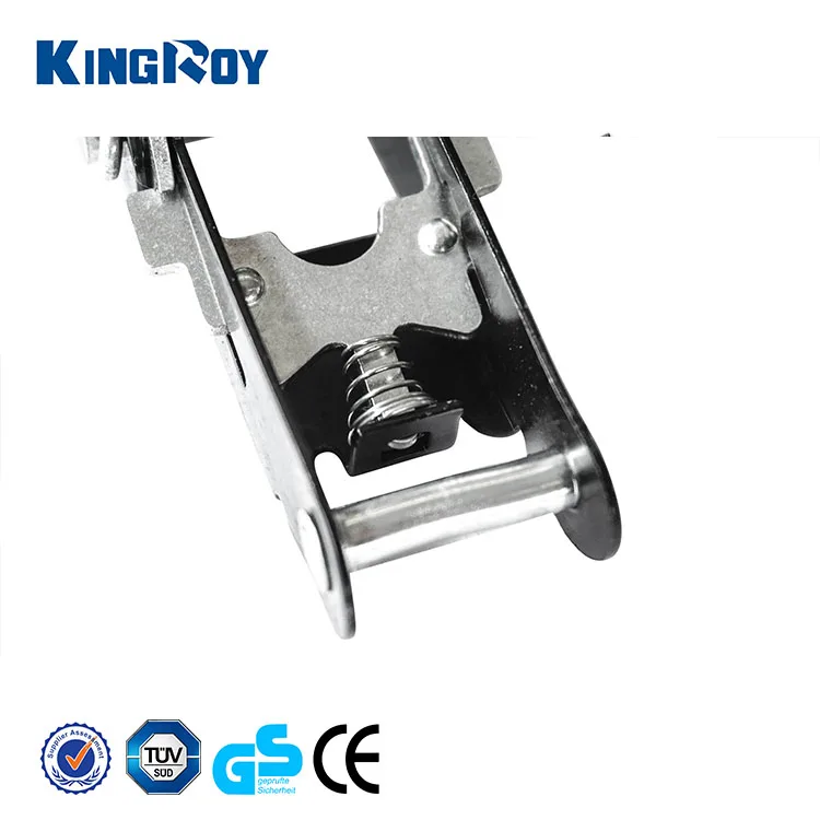 Kingroy E-coating black 1inch/25mm light duty ratchet belt buckle