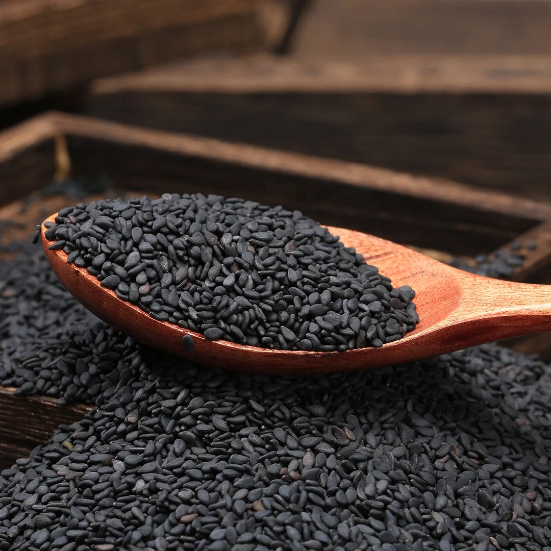High Quality Wholesale natural sesame black 100% sesame seeds for sale