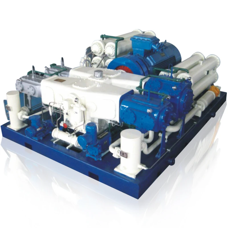 Powerful Industrial 90KW 40bar Reciprocating Air Compressor for Wellhead Gas Pressurization
