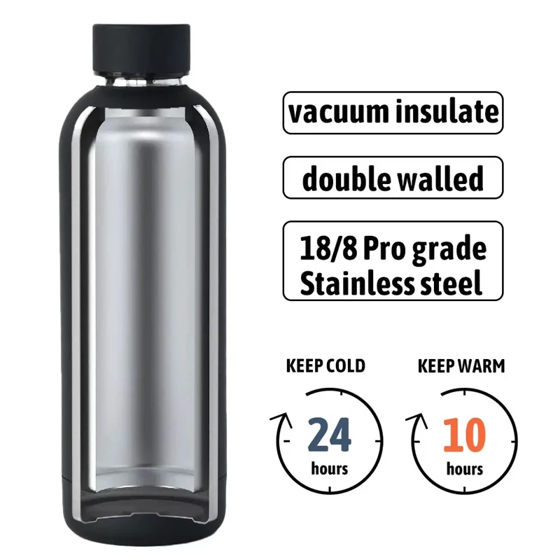 500ml Double Wall Vacuum Flask Insulated Stainless Steel Water Bottles Drink Bottle Tumbler Water Bottle With Custom Logo