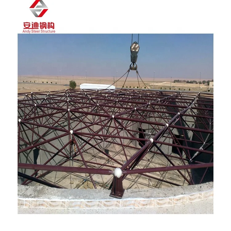 China Flat Space Frame Construction Roofing Prefab Flat Space Frame Steel Structure Building Roof Structural Steel Fabrication