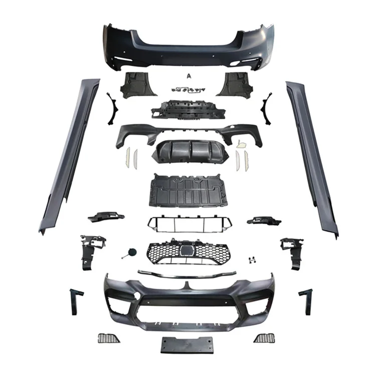 Полный комплект в стиле M5 для BMW 5 серии G30 /G38, Внешние детали для тюнинга автомобилей, передний бампер, задний бампер, спойлер