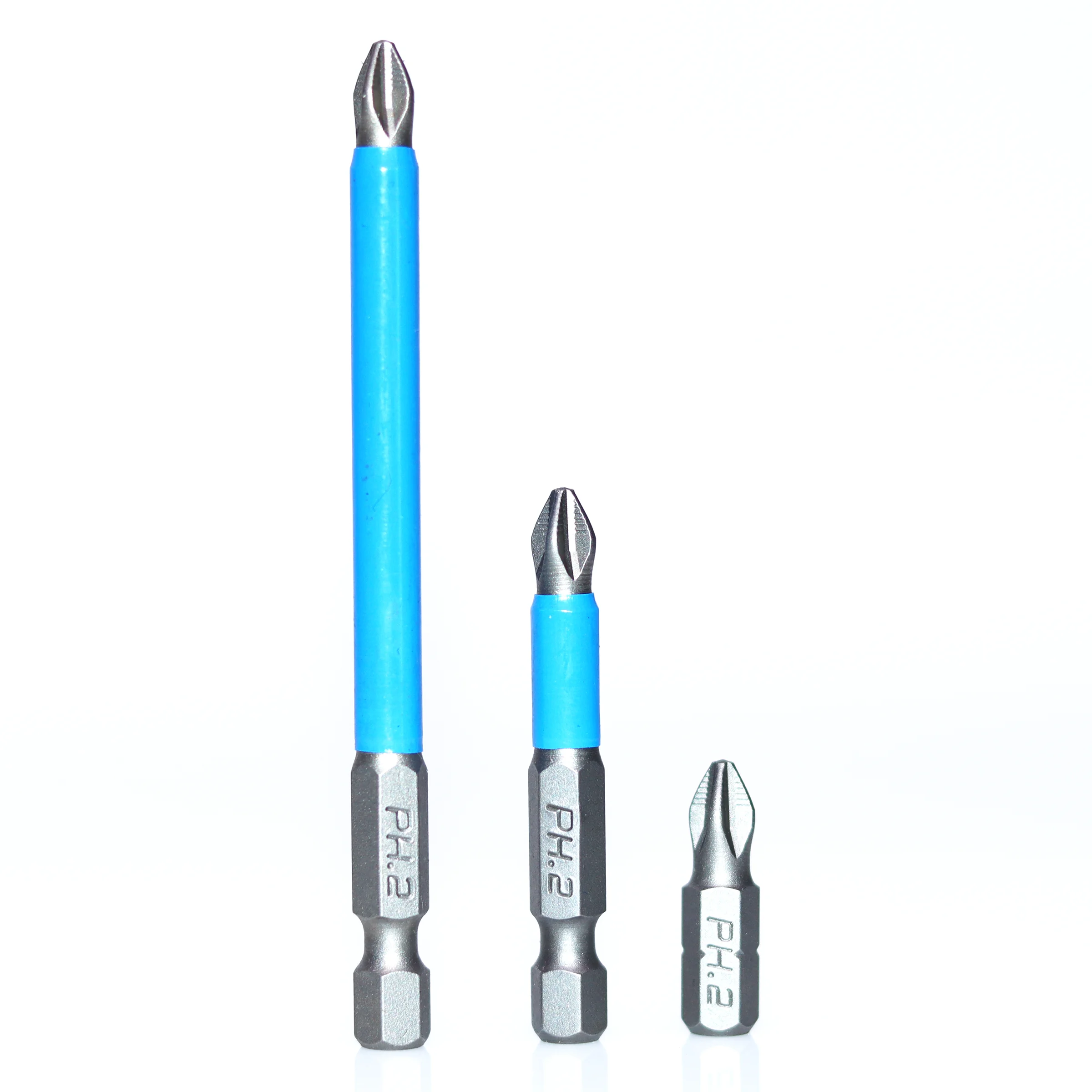Screw drive bit set Non-slip Magnetic PH2 Screwdriver Bit 1/4 Inch Hexagon Shank Driver S2 Phillips Screwdriver