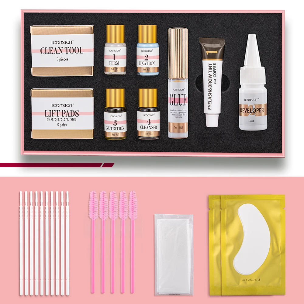 Iconsign Lash Lift Karatin Kit Eyelash Lift Perm Kit Curler Lash Aftercare Kit