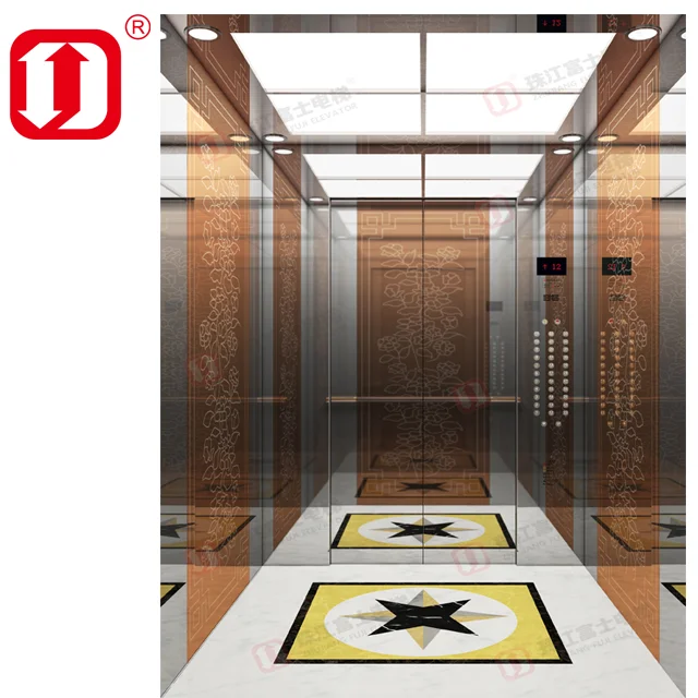 Дешевый пассажирский лифт 630 кг автоматический вертикальный небольшой для комнаты жилых помещений fuji
