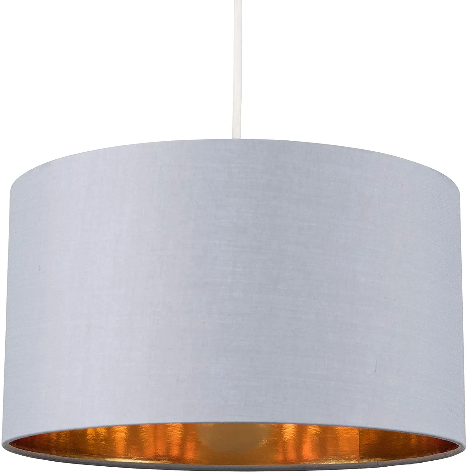Modern luxury  Extra Large Grey Gold Cylinder Ceiling Pendant/Table Lampshade, Drum Light Shade ,custom macrame lamps