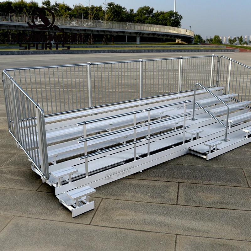Best Quality Aluminum Bleachers Football Padel Portable Stadium Seating ADA Bleacher Series 10 Row System