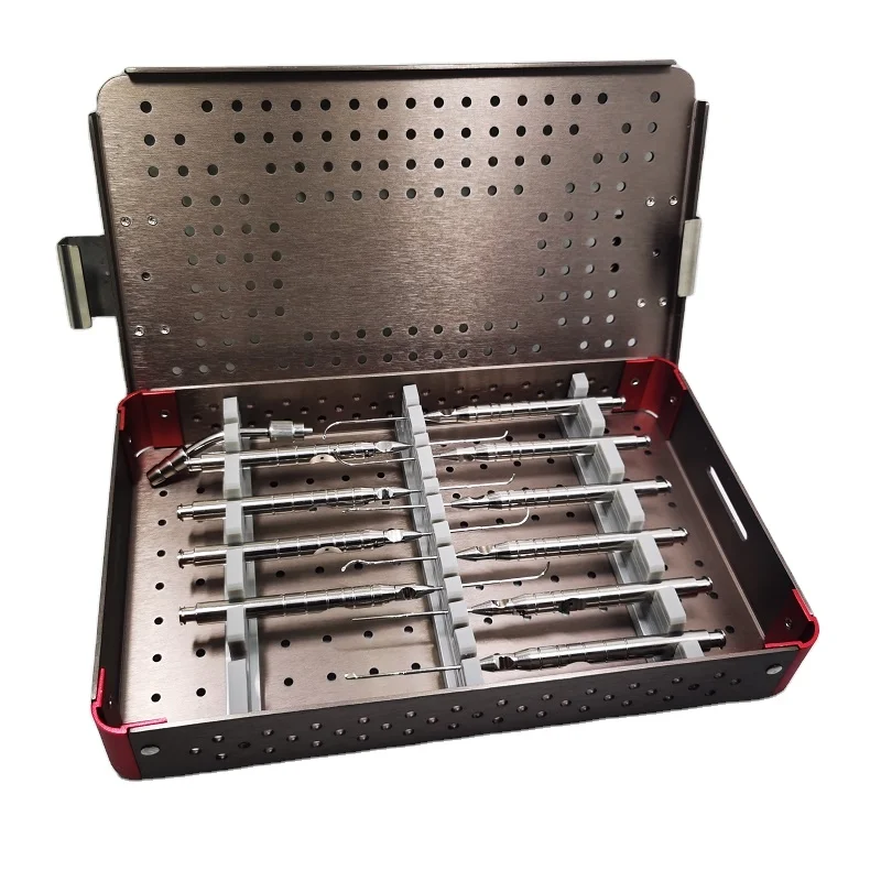 Reusable cerumen hook set with suction tube Middle Ear microsurgery surgical instruments ENT