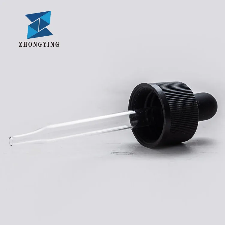 100 ml Empty Round Brown Glass Dropper Bottles