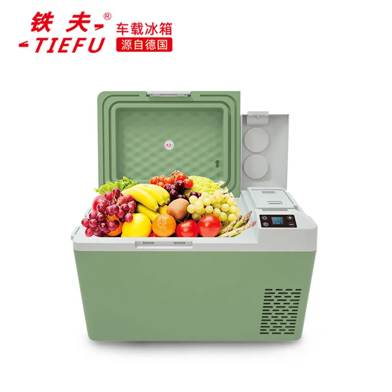 20/23/25/30L portable fridge freezer for camping 12 volt dc compressor freezer refrigerator big capacity car cooler