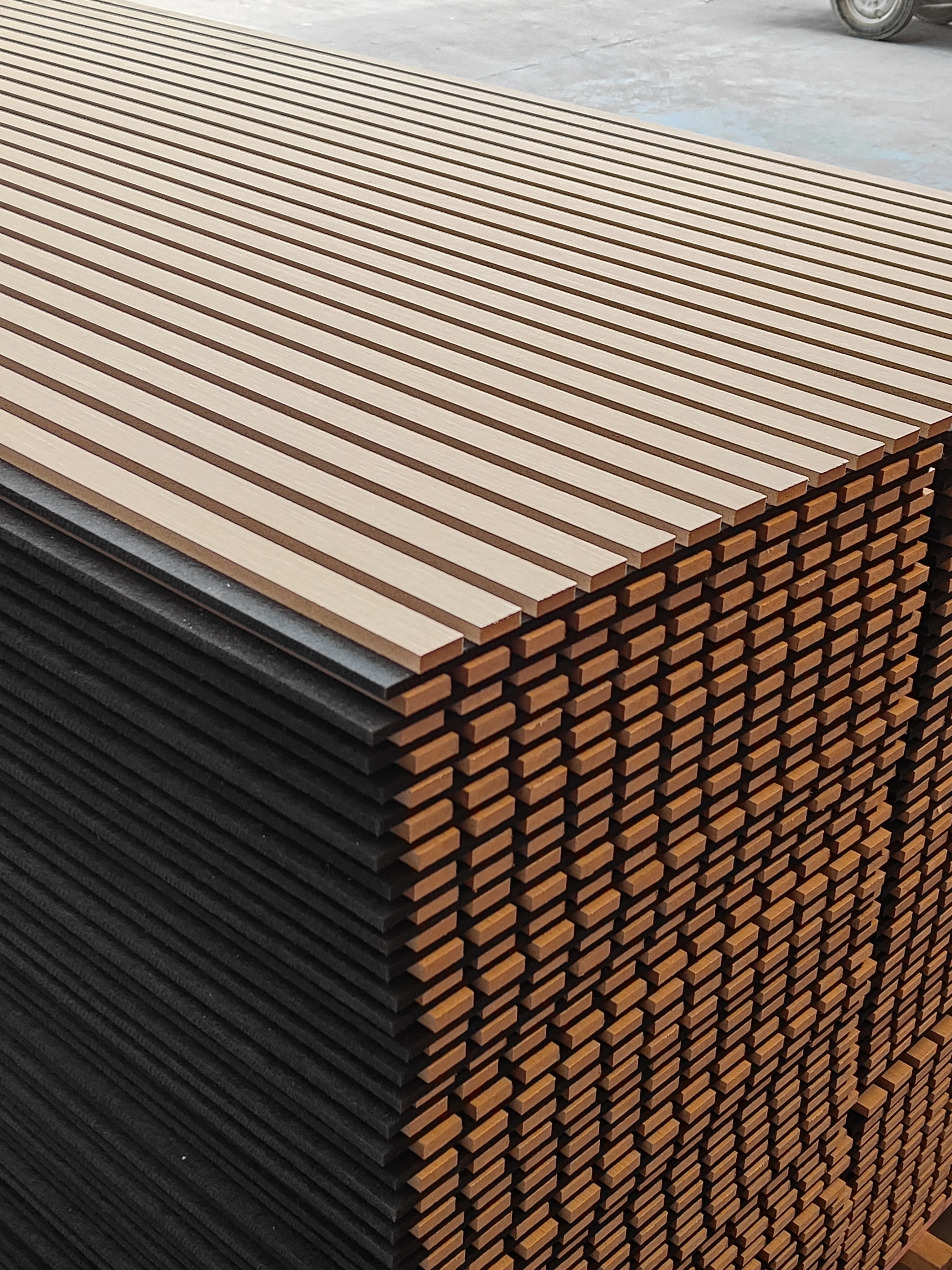 Factory price sound absorption hot selling acoustic panels for house decoration noise reduction slatted wall panels free samples