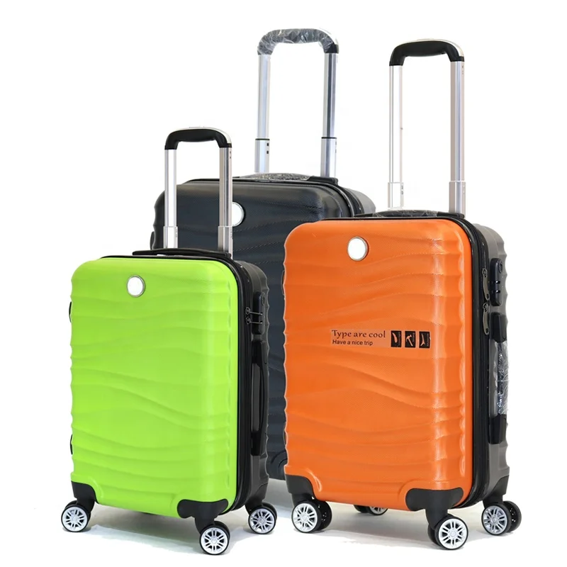
Mixed Colored Travel Bag Suitcase Luggage Sets with 3 Pieces Set with Expandable Adding Capacity 