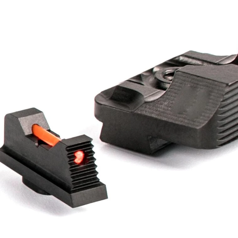 Волоконно-оптический передний прицел/задний боевой Glock Sight v3 черный Glock прицел для стандартных моделей пистолета Glock 17