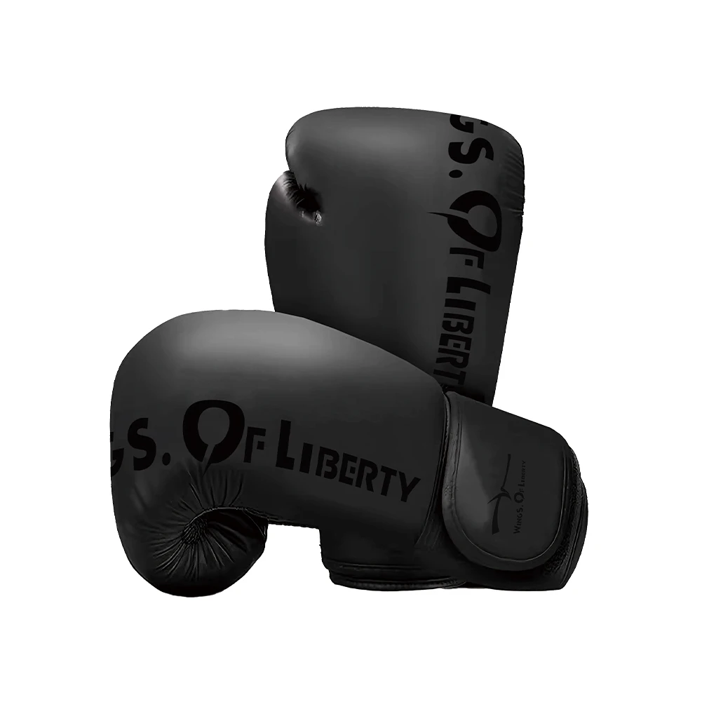 Wholesale Professional Custom Logo Fit Boxing Gloves Pu Leather Personalized Muay Thai Training Punching Boxing Gloves