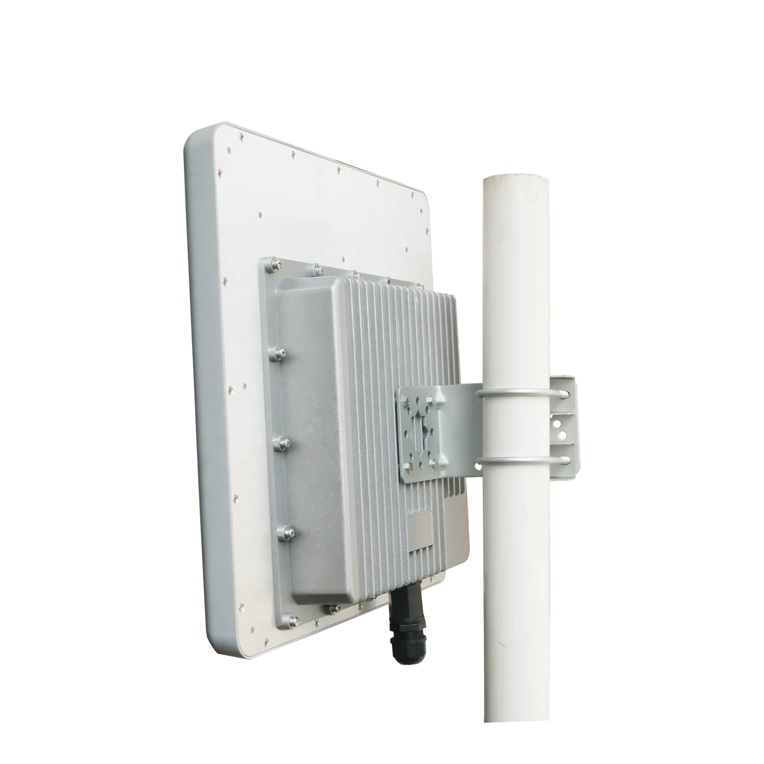 High Gain 5GHz Dual Polarized 2x2 MIMO Panel Outdoor Long Range Antenna with Aluminum Enclosure for Mikrotik boards Hengxin MTI