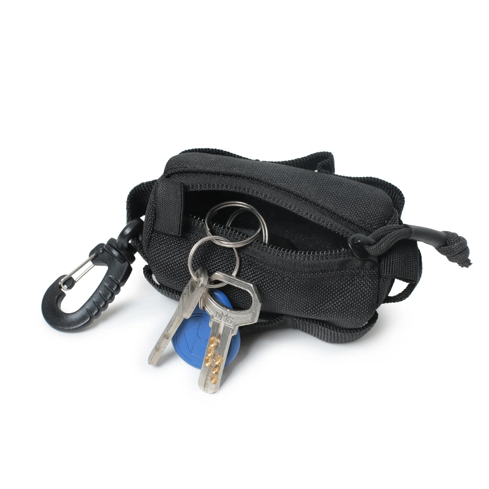 Outdoor tactical Key Card bag Waist hanging Parts USB Flash drive U Shield Portable earphone protection bag Quick belt bag
