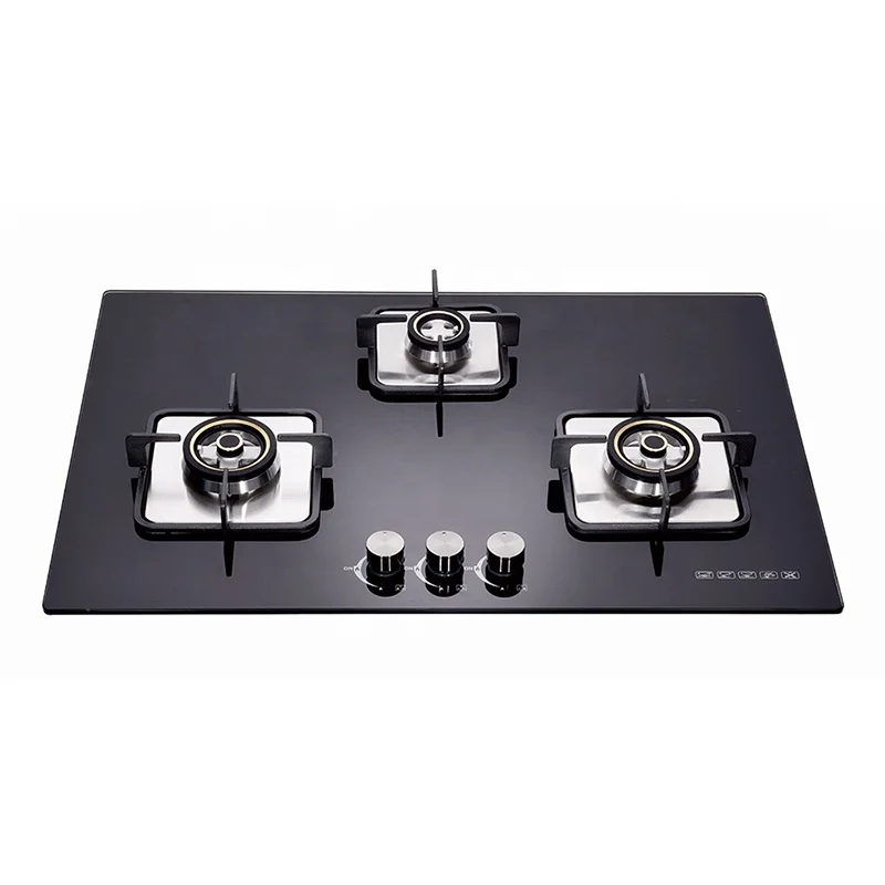 Hot Sale Black Colored S.S 2 Burner Gas Cooking Range In Pakistan India