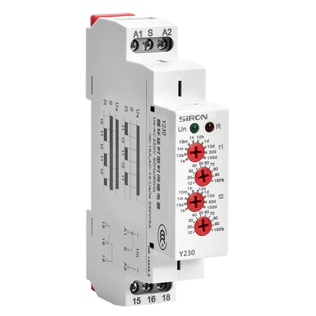 SiRON Y20 series Cost-effective single function electricity and disconnect ac/dc 12-240v optional time delay relay