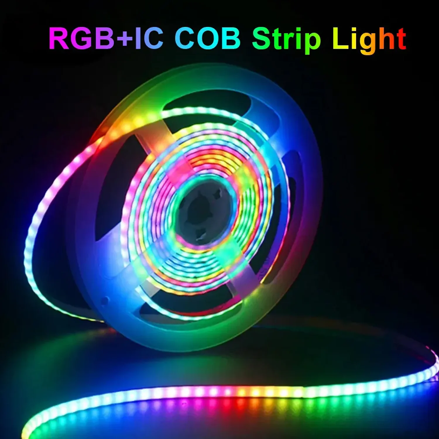 High Quality Decor Cob Light 24vdc Usb Led Strip Rgb+w Led Light Tv Backlight Dot Free Strip Cob Led Strip 12v