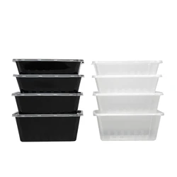 Lokyo 12oz того забрать коробки морозильная камера многоразовые пластиковые одноразовые еды приготовления пищи