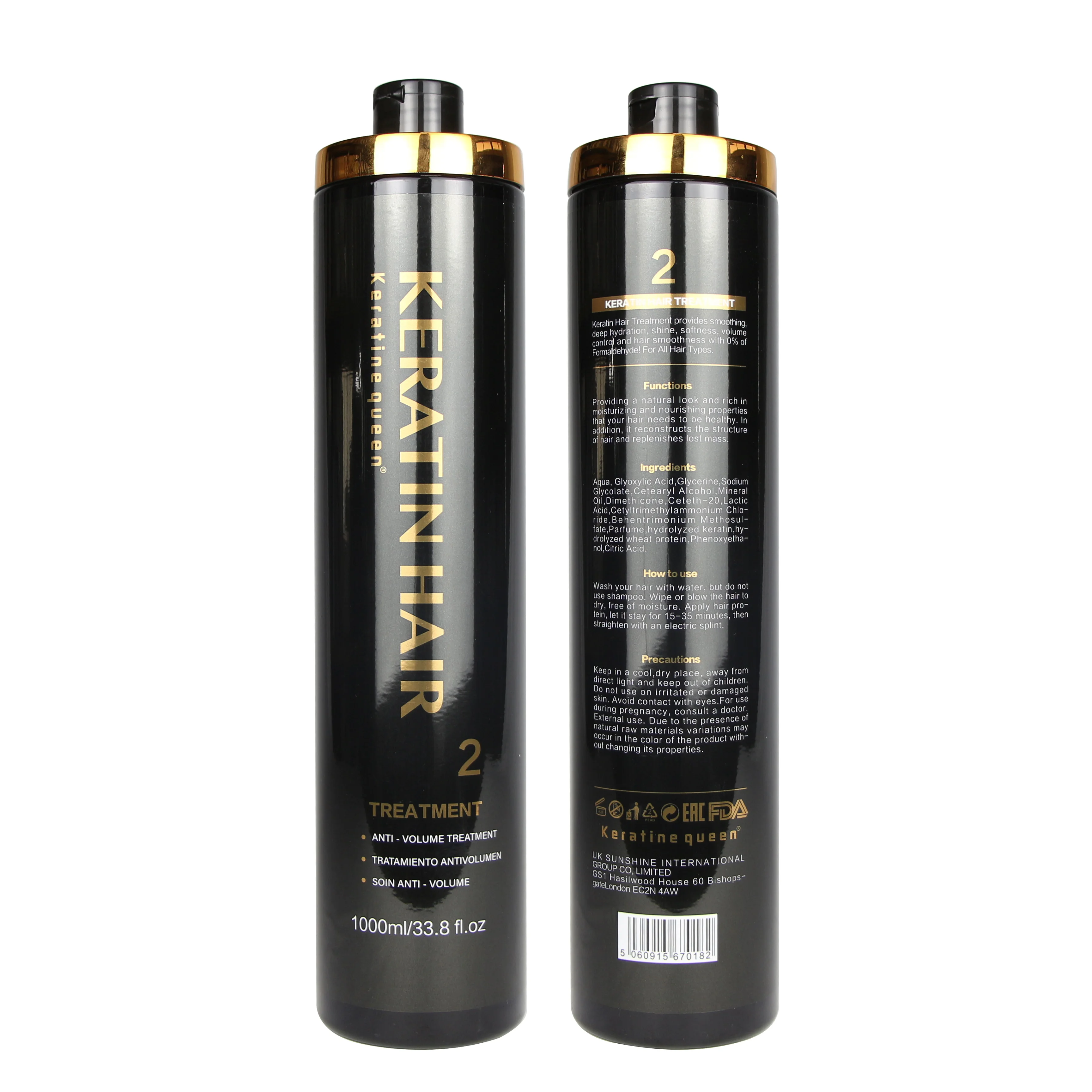 Good Quality Straightening  Keratin Queen Pure Keratin Professional Hair Treatment Brazilian