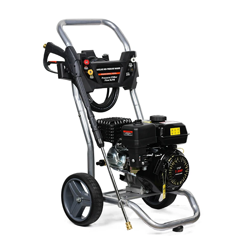 China Factory Petrol Washing Car Machine 7HP Portable Outdoors Gasoline High Pressure Power Washer