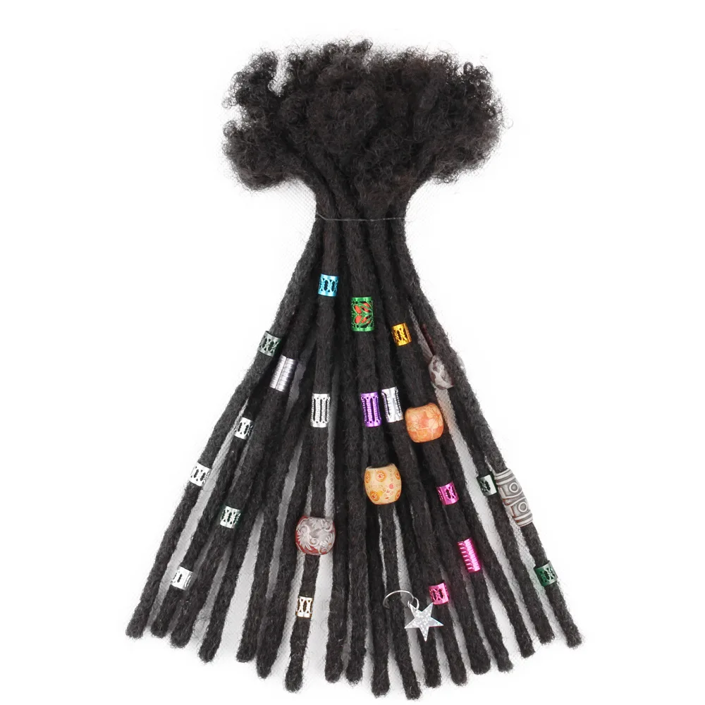 Cheap men dreads human hair loc extensions remy dreadlock extensions dread locs human hair dreadlocs braiding hair