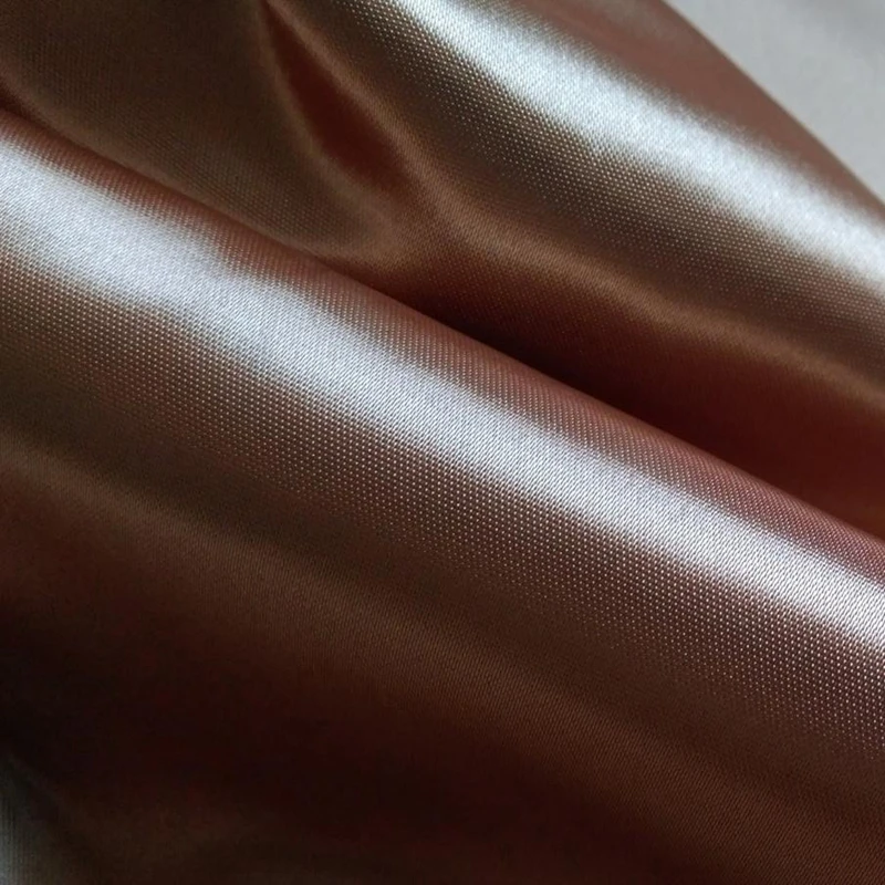 high quality smooth hand feeling dress material acetate satin fabric
