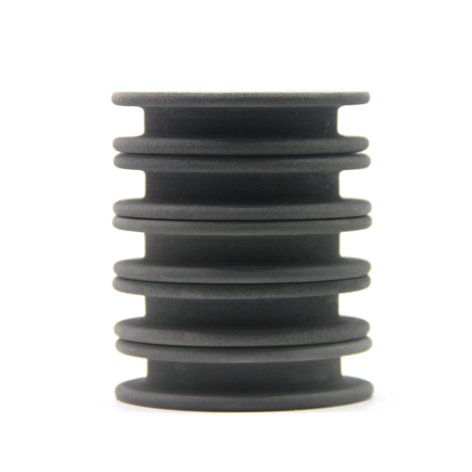 SAMSFX Die Cut EVA Foam Round Rig Winder Spools Fishing Line Accessories for Tippet Holder 5 Pieces in Pack