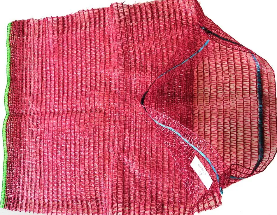 factory PP PE drawstring onion orange lemon potato garlic packaging mesh leno net bag for fruit and vegetable firewood
