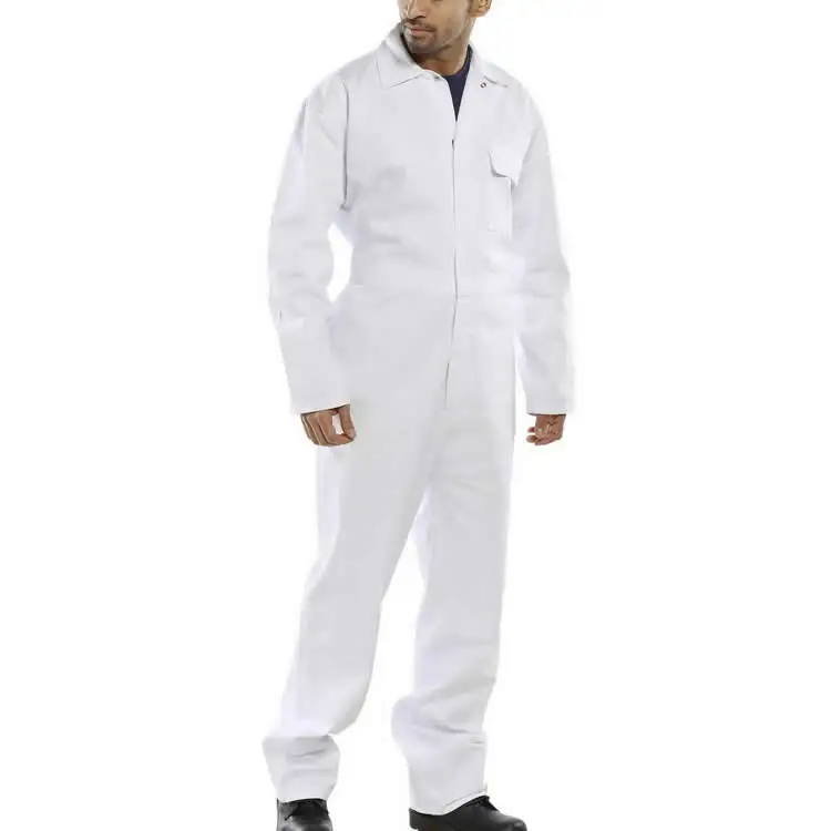 Factory Supply Polyester / Cotton One Piece White Painters Workwear