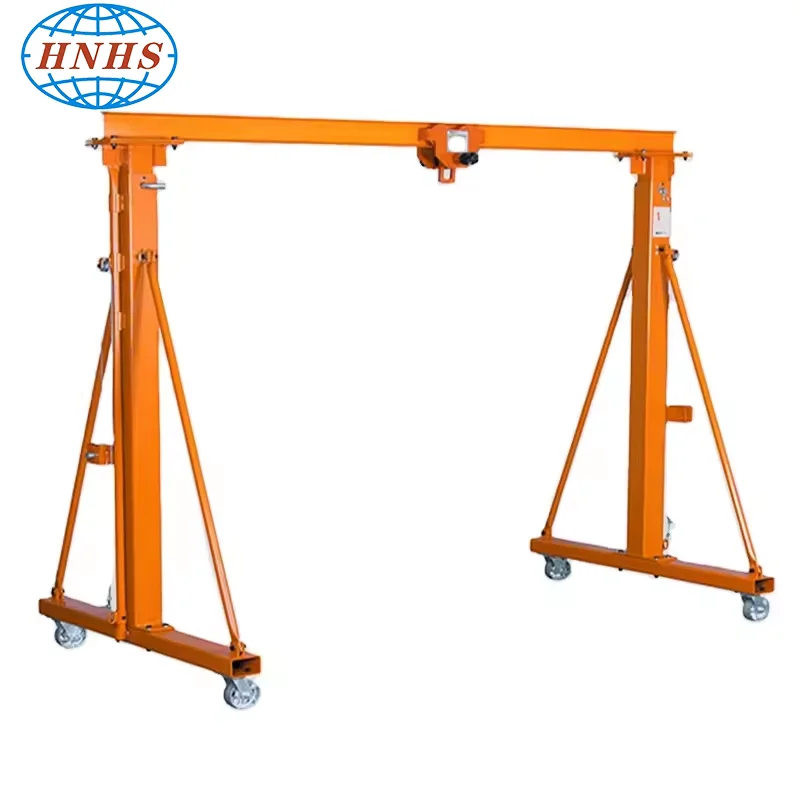 Quality Assurance Mini Electric 500kg 1 Ton Portable Mobile Gantry Cranes