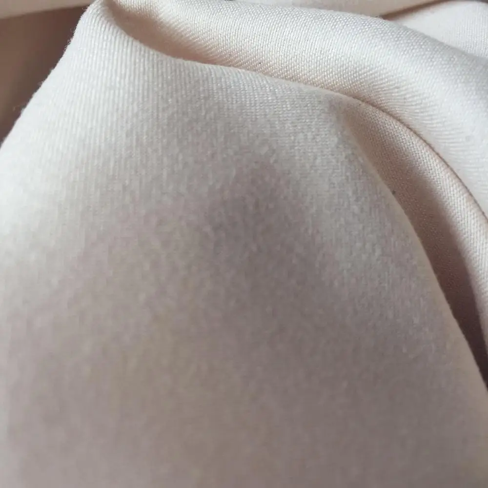 Factory Supply Polyester  Peach Skin Lining Fur Fabric