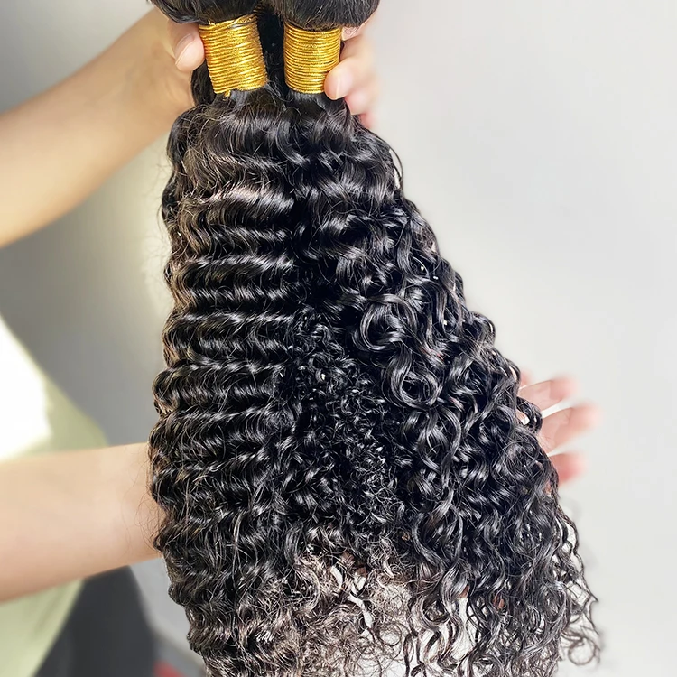 Волосы человеческие Бразильские глубокие волнистые 30 дюймов 32 дюйма 34 36