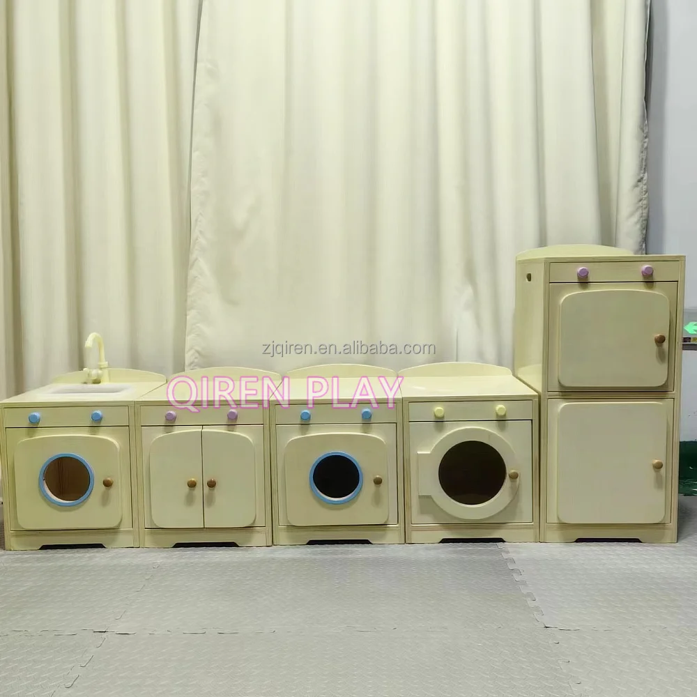 Factory Sales Kids Kitchen Set Toy Child Food Kids Kitchen Play Set Toy Wooden Role Play Cooking Wood Game Furniture