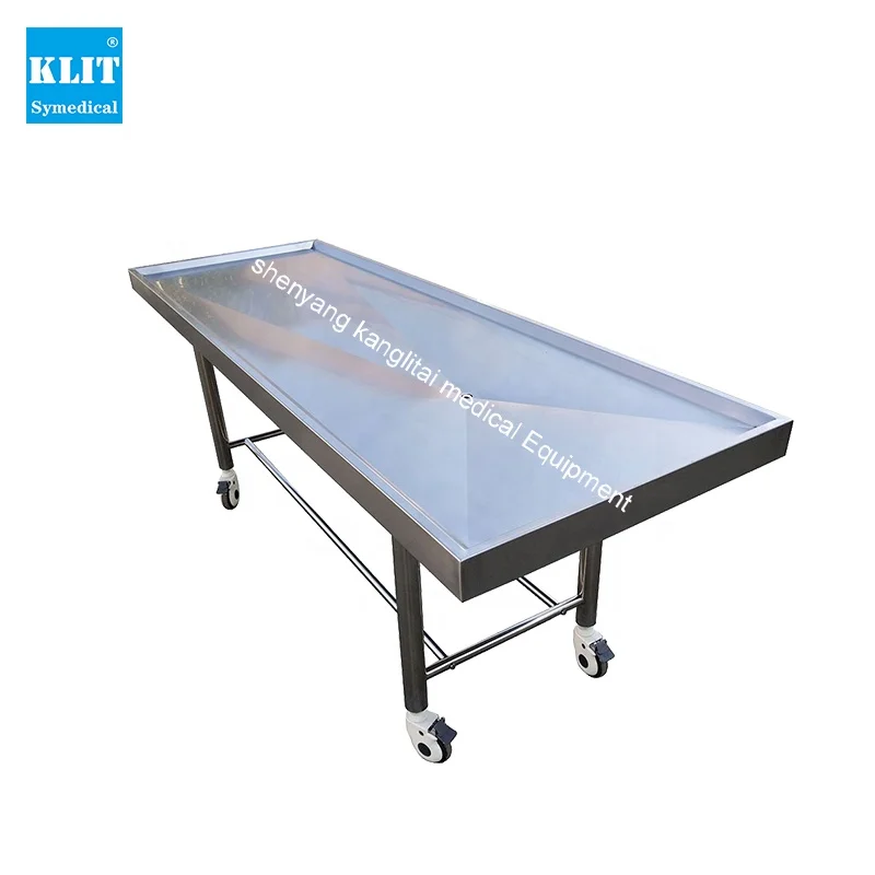 Mortuary Embalming Table Leg foldable/Autopsy table
