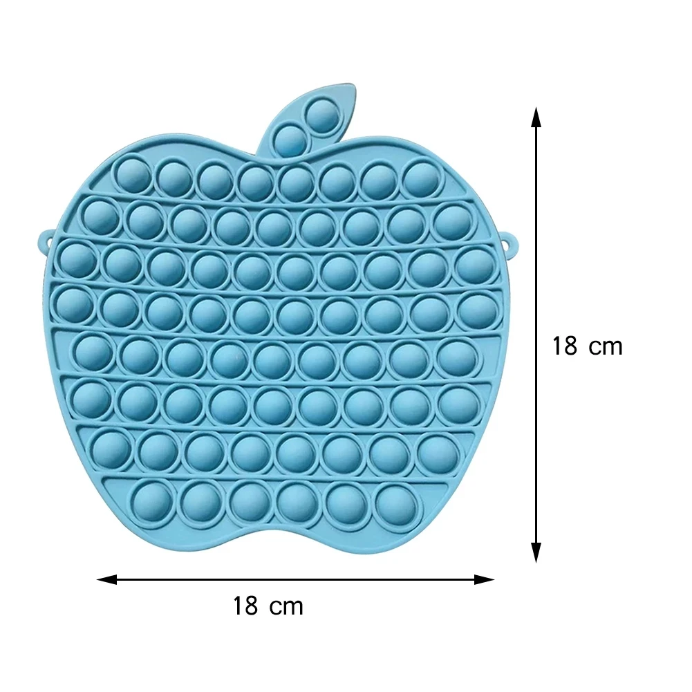 Cute Bag Fidget Toys Relive Stress Toy Rainbow Push Bubble Dimmer Anti stress Toy Children Sensory Game Backpack