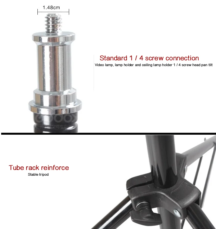 50cm 120cm 160cm 210cm Photographic Video Studio Camera Live Stream Tripod Stand