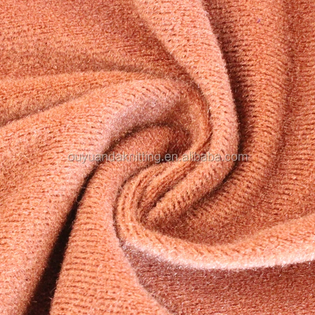 Factory High Quality Warp Knitting Brushed Velour Shiny Loop Velvet Fabric For Car Seat