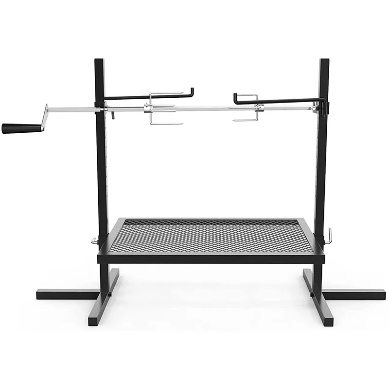 Adjustable Grill Rotisserie System and Spit Over Fire Camp Grill  lamb chicken rotisseries grill machine oven bbq rotisseries