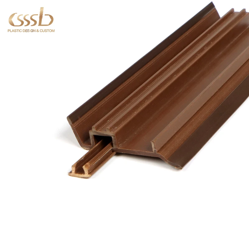 PVC chamfered skirting board