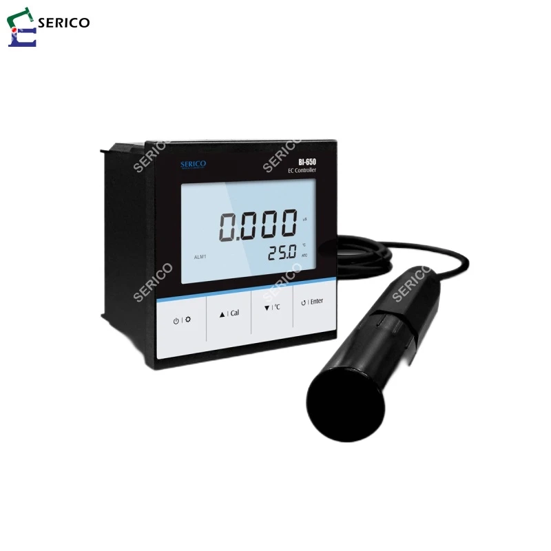 SERICO High Precise Tester Industrial Online Conductivity Controller Conductivity EC Meter Model: IE-EC-650-H
