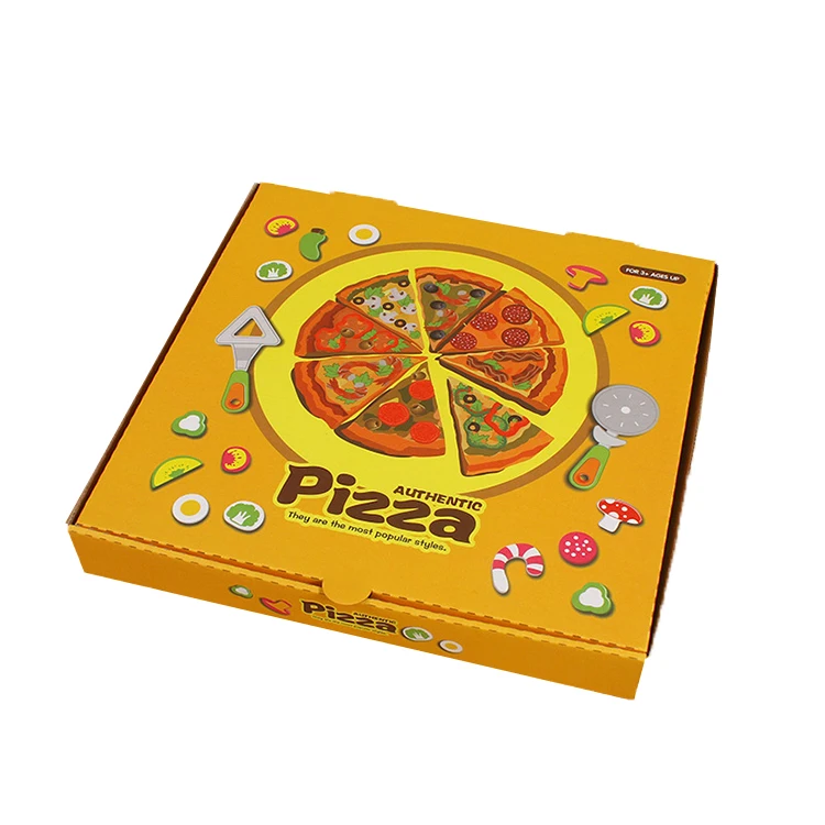 Wholesale 8 10 12 16 Inch Reusable Pizza Carton Custom Printed Corrugated Paper Packaging Cheap Pizza Box