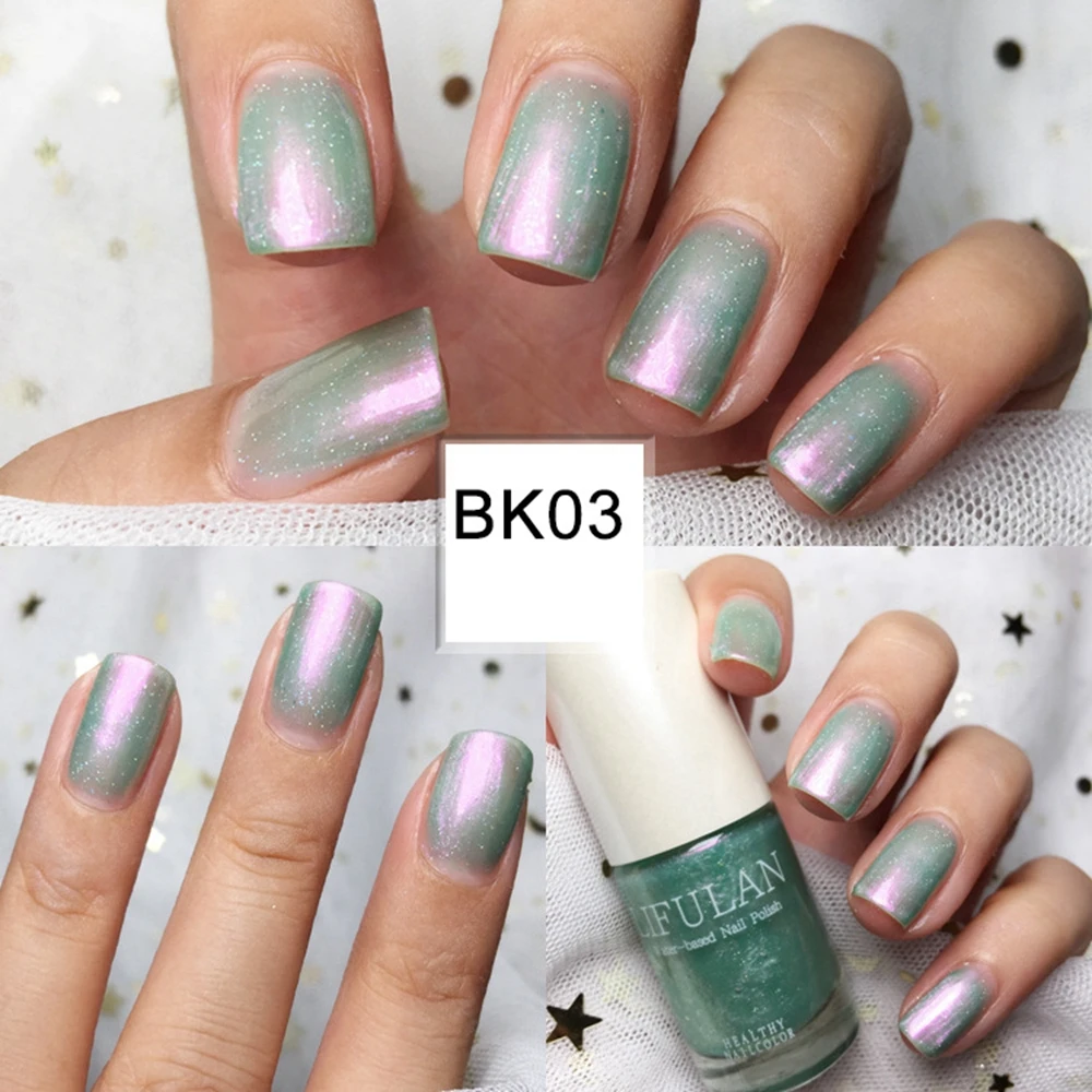 
7 Colors Mermaid Shimmer Nail Art Non-peelable 8ml DIY Soak Off UV/Led Gel Nail Polish 