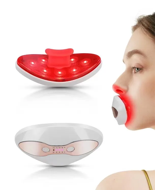 A404  Heating Lip Care Beauty Device Led Lip Mask Non Injection Lip Plumper Device