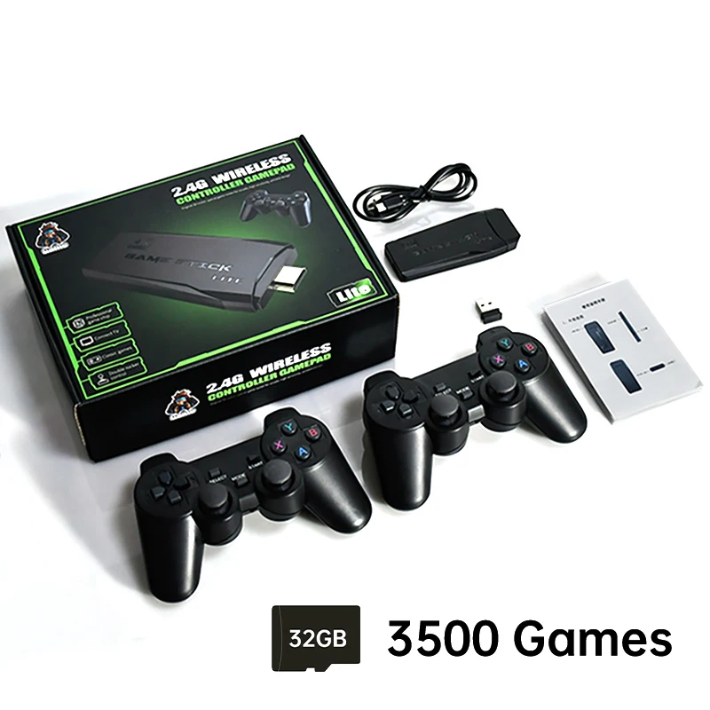 PK-09 M8 4K ТВ игровая консоль Встроенный 10000 ретро-игр с 2 4G беспроводной